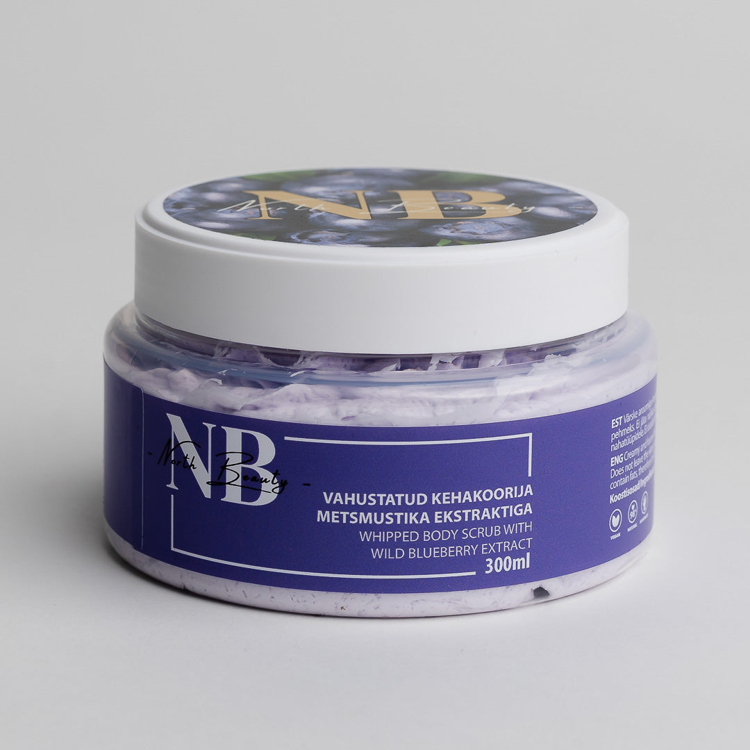 Whipped Sugar Body Scrub With Blueberry, 300 ml