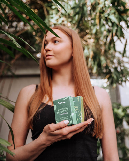 Avocado Oil Shampoo Bar – All Hair Types, 100g